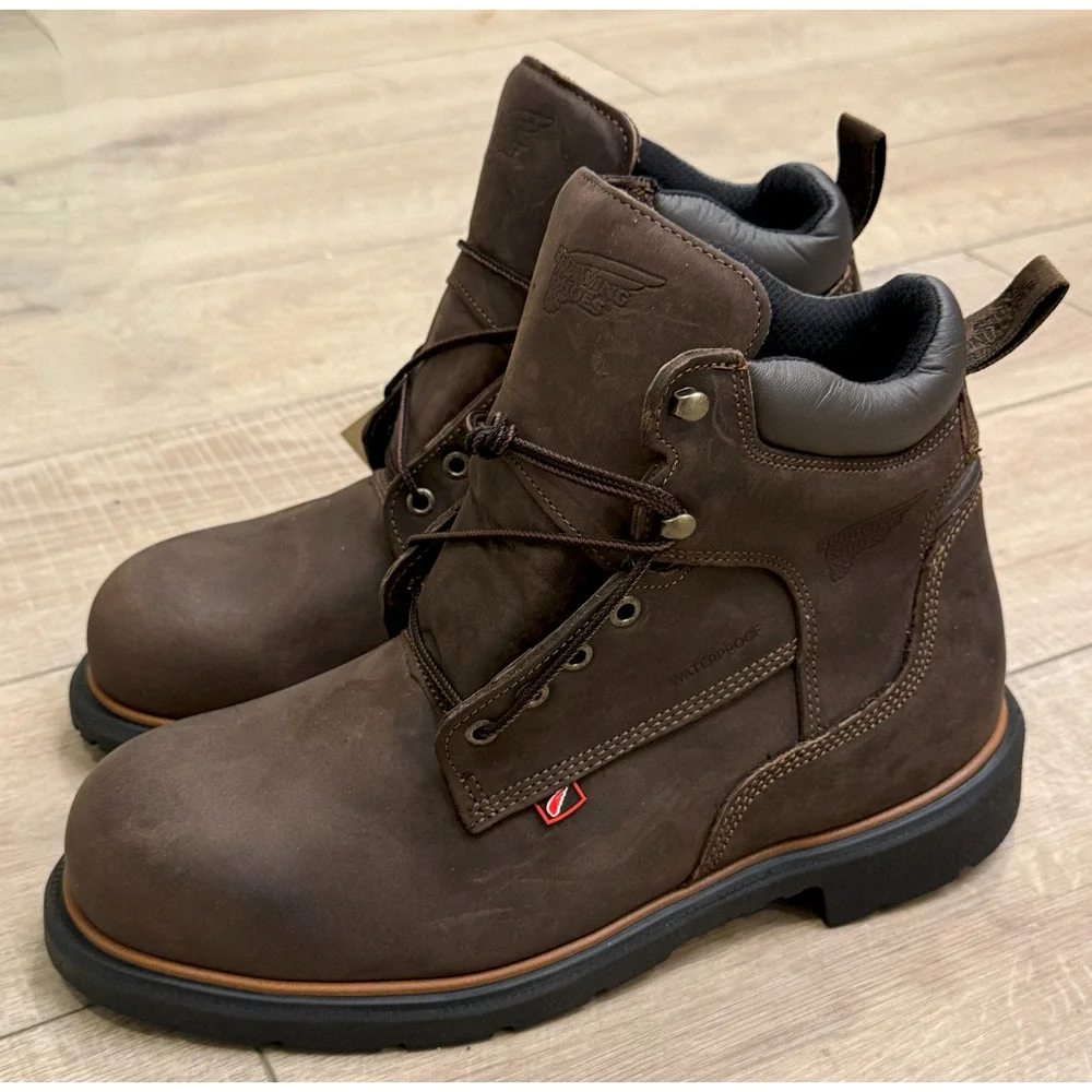 RED WING 4404 DYNAFORCE 6-INCH INSULATED WATERPROOF SAFETY TOE BOOTS SZ 10.5 EE